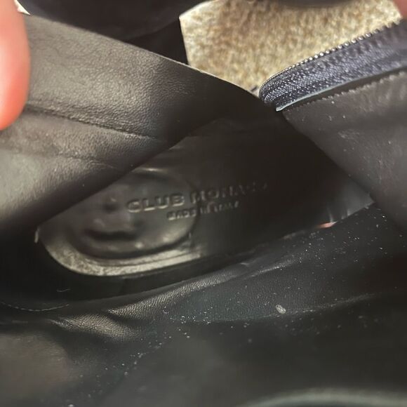 CLUB MONACO Velvet navy blue booties - Picture 10 of 11